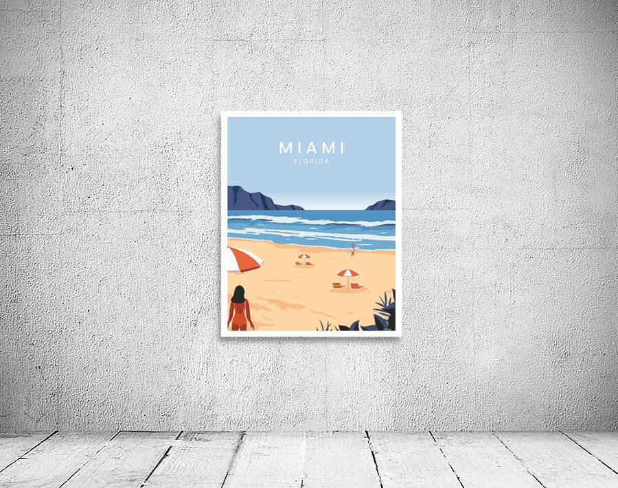 Miami Beach Florida Wall Preview