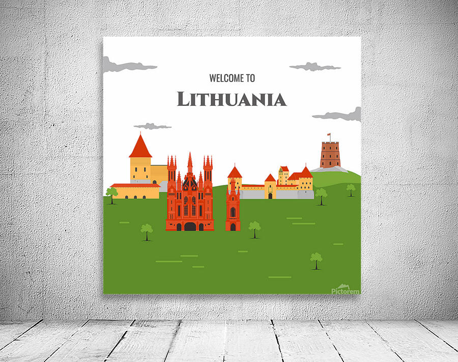Welcome to Lithuania Wall Preview
