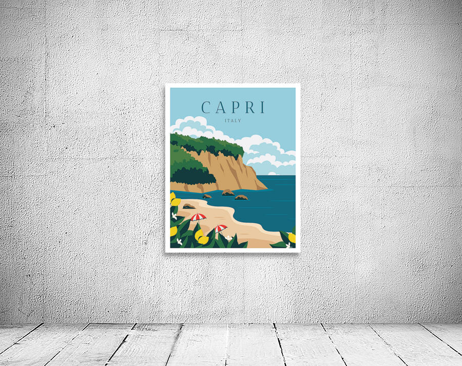 Travel to Capri Italy Wall Preview