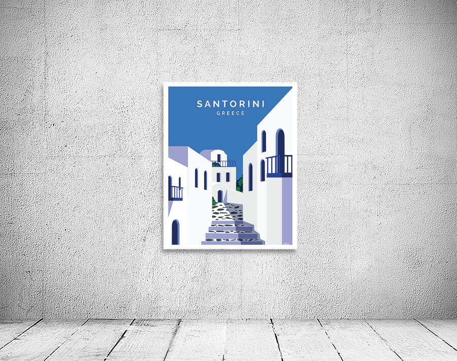 Santorini Greece Wall Preview