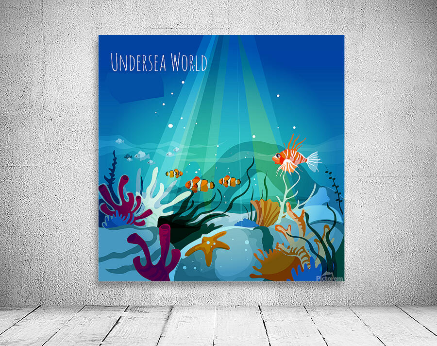 Seascape Illustrations  b Wall Preview