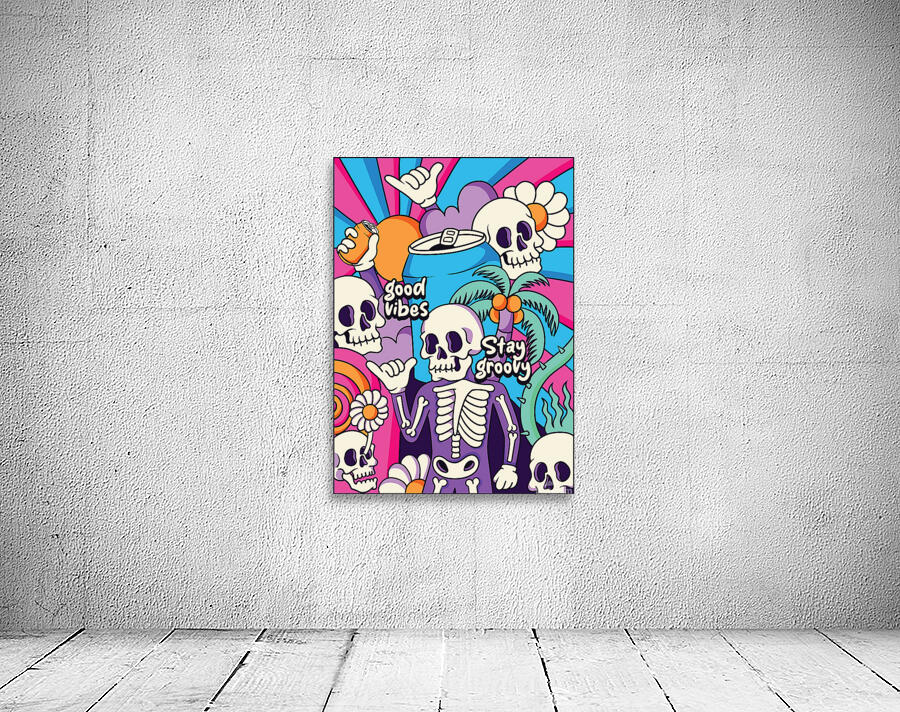 Groovy skeleton Wall Preview