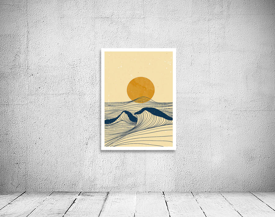 Ocean wave landscape a Wall Preview