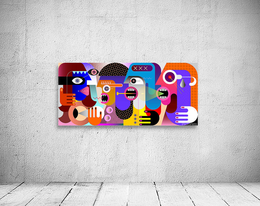  People artwork Wall Preview