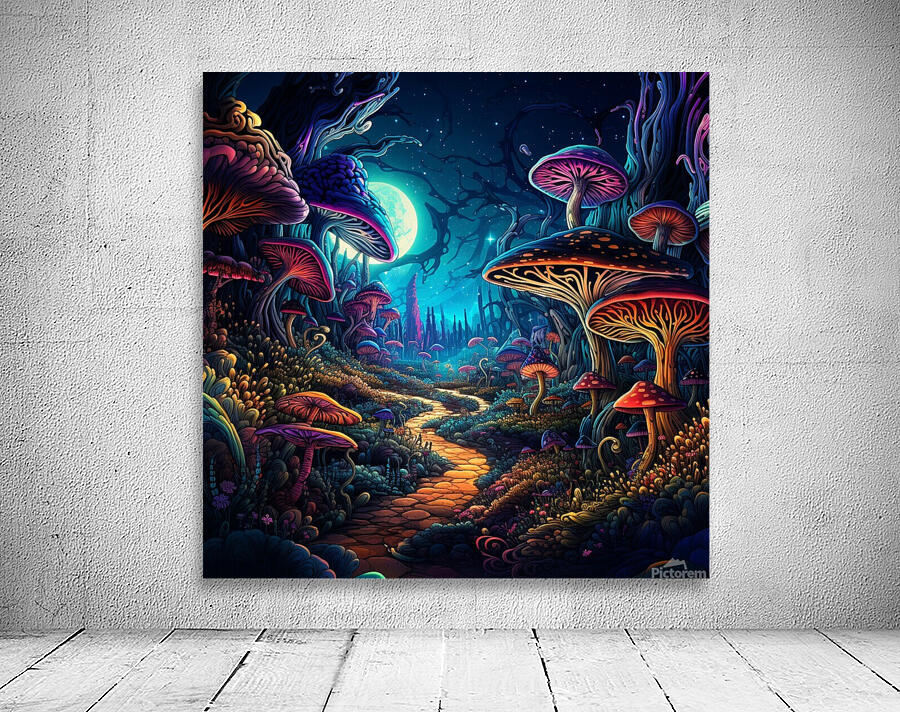 Psychedelic high quality Design Wall Preview