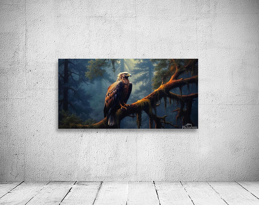Bald Eagle Perched Wall Preview