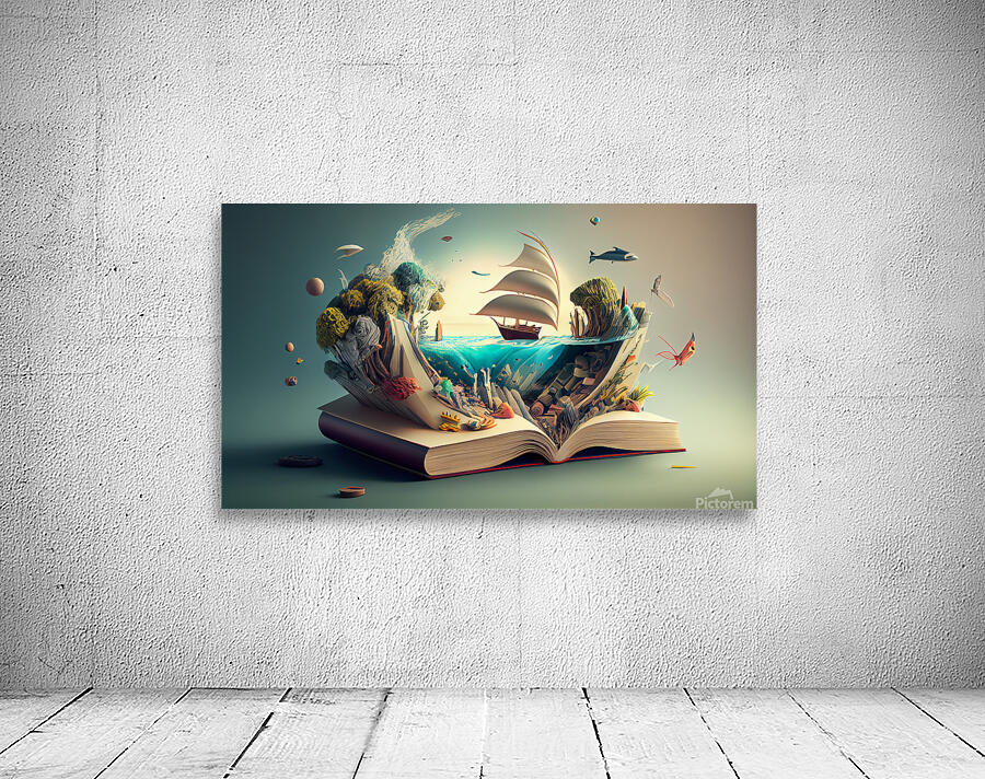 Books imagination Wall Preview