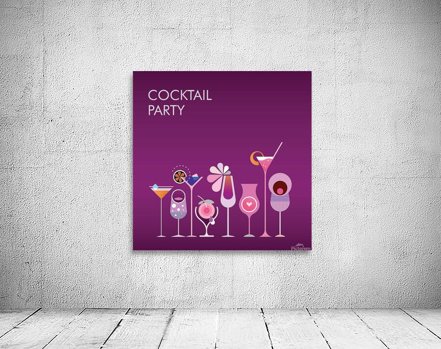 Cocktail Party background  Wall Preview