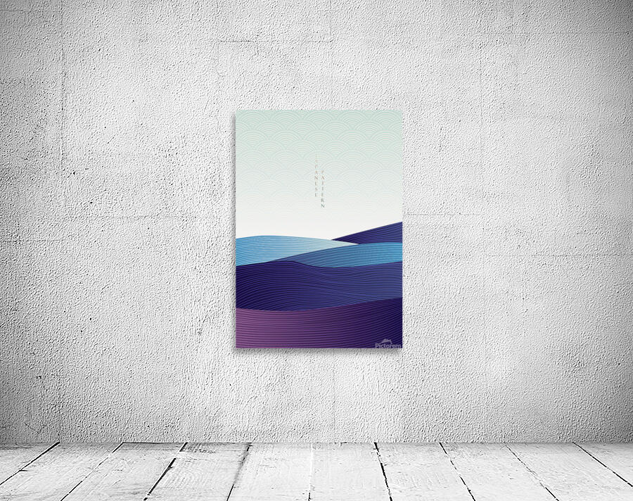 Abstract Japanese pattern.b Wall Preview