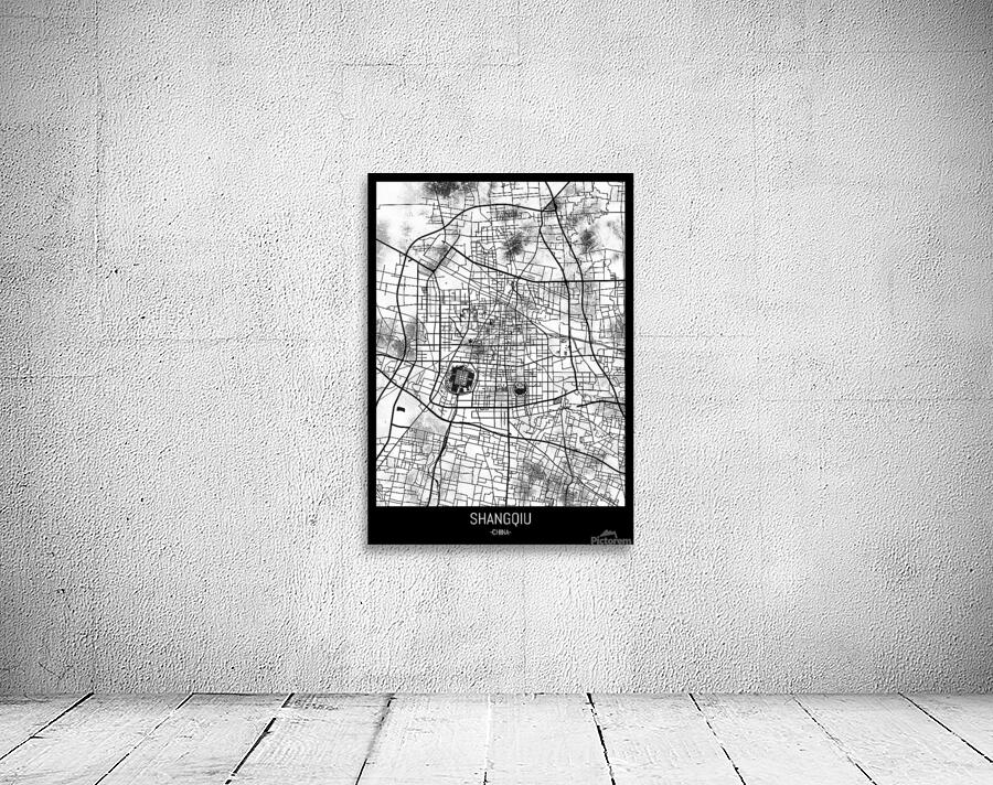 Shangqiu China Map Wall Preview