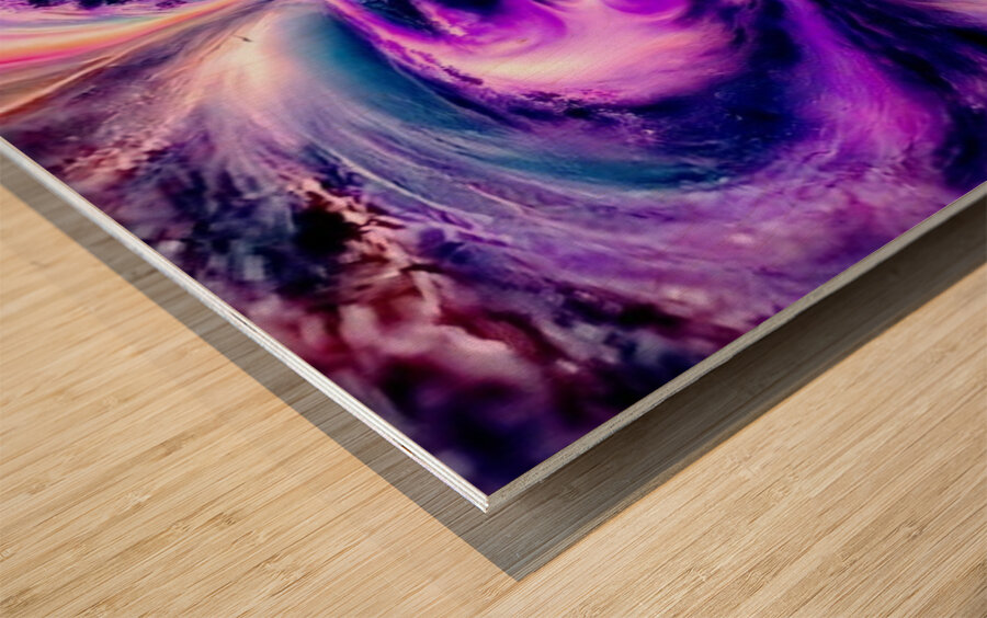 Galactic Wood print