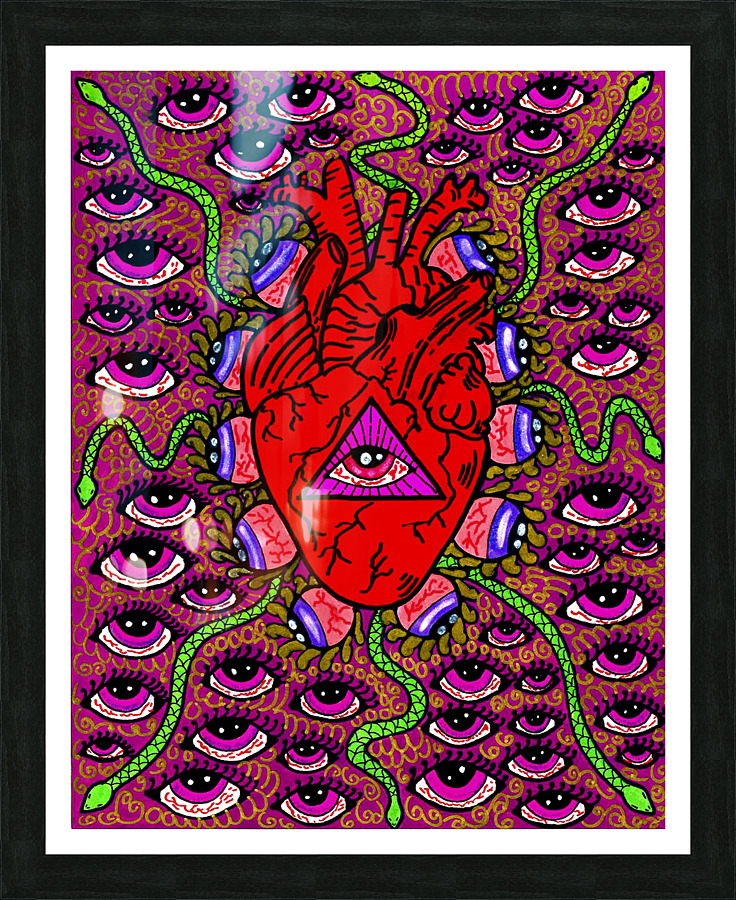 Heart of Eternity Picture Frame print