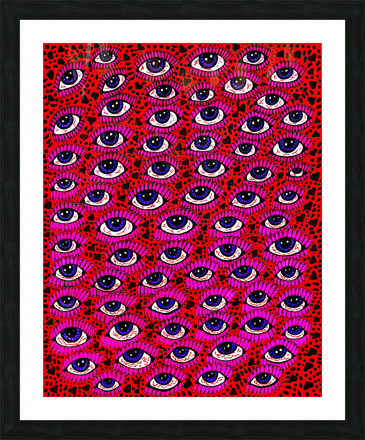 Eyes of Infinity Picture Frame print