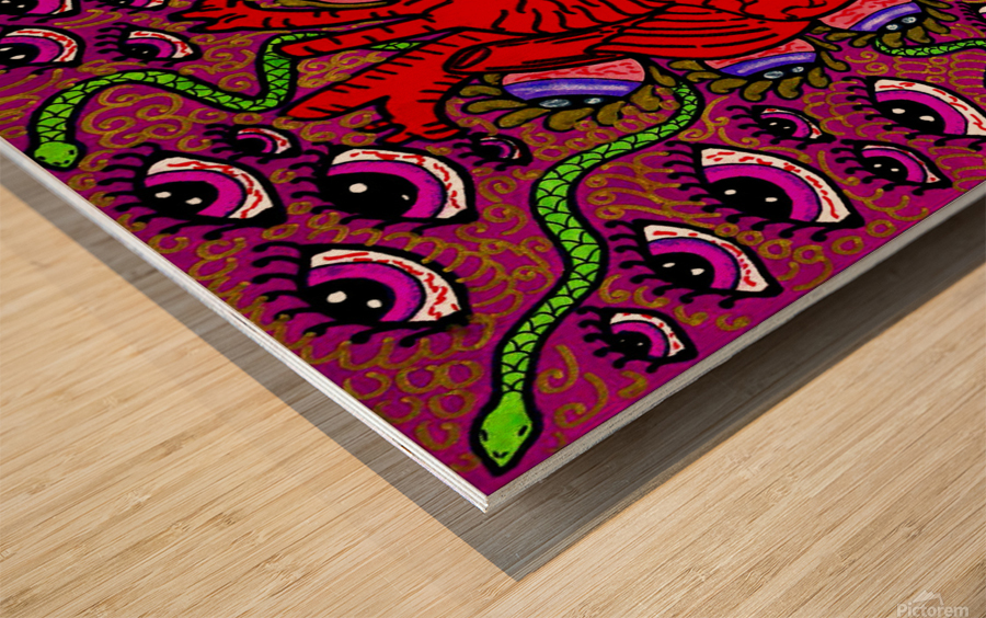 Heart of Eternity Wood print