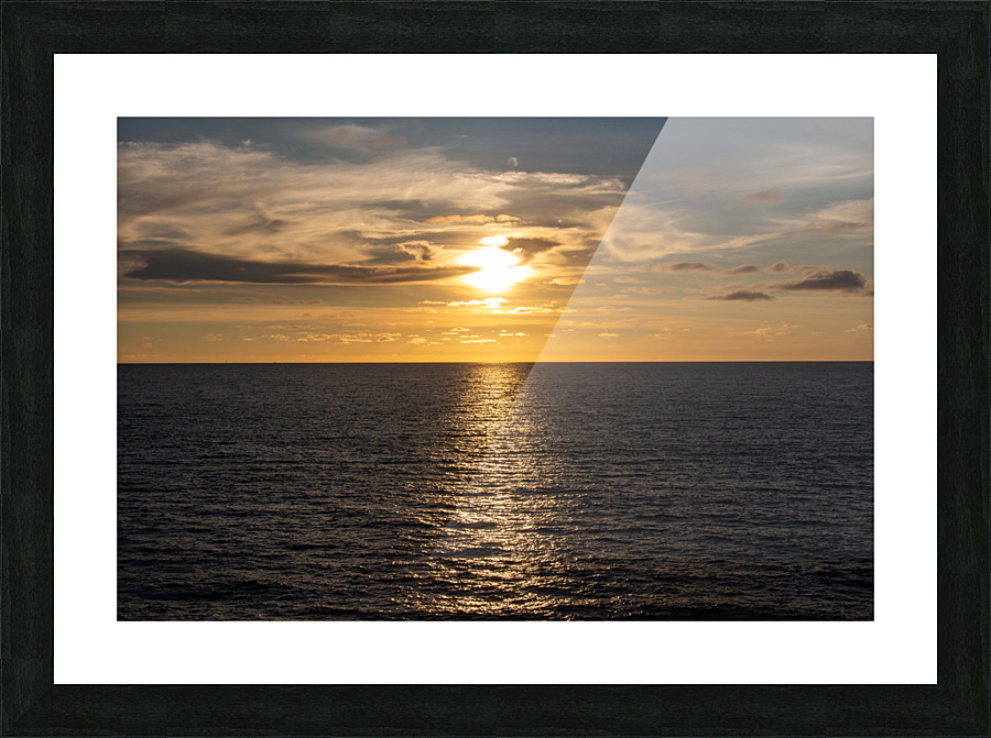 Sunset at the Sea Picture Frame print