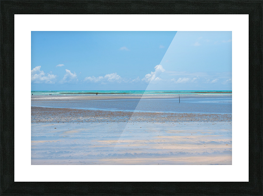 Low tide Picture Frame print