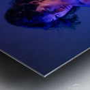 capturing man. Metal print