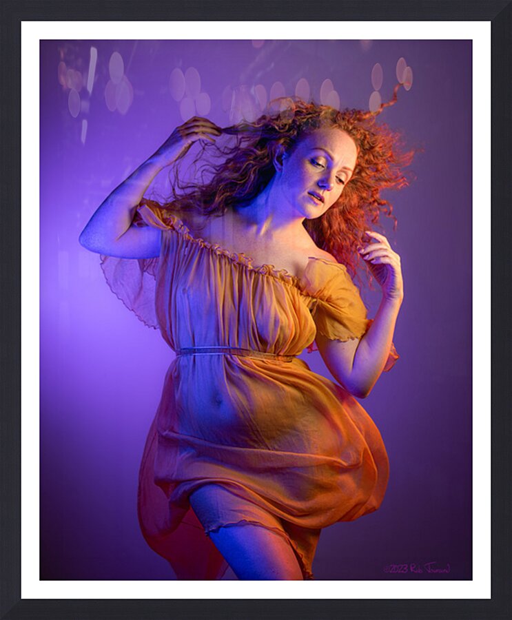 golden. Picture Frame print