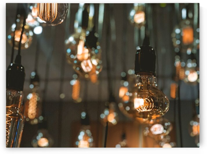 Hanging Edison Bulbs by Adam Amore
