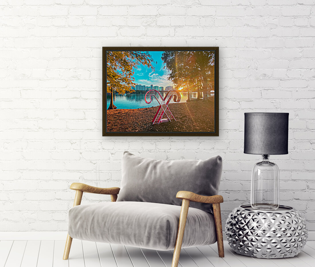 Candy Cane Sunset Reproduction