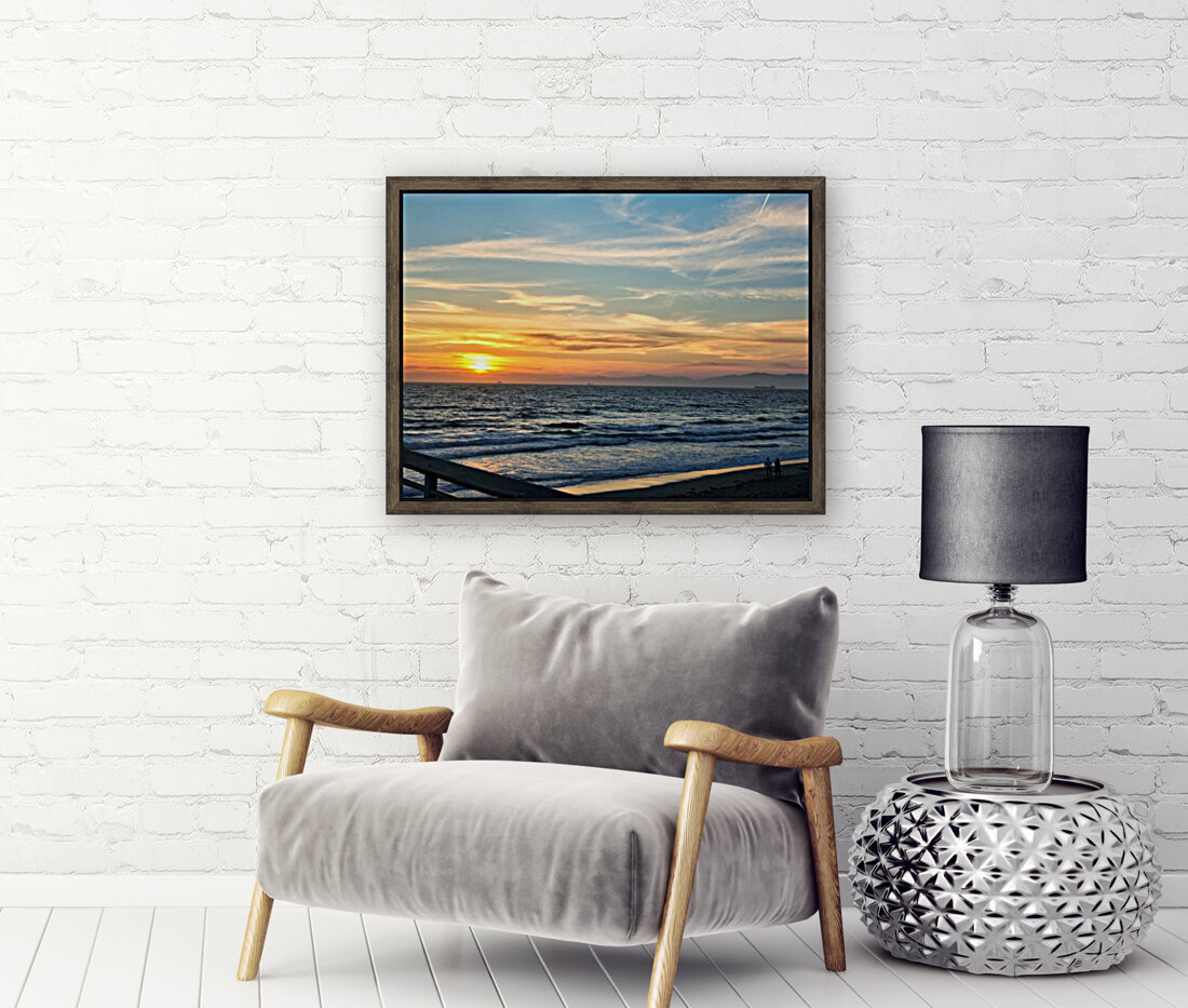 Santa Monica Sunset Reproduction