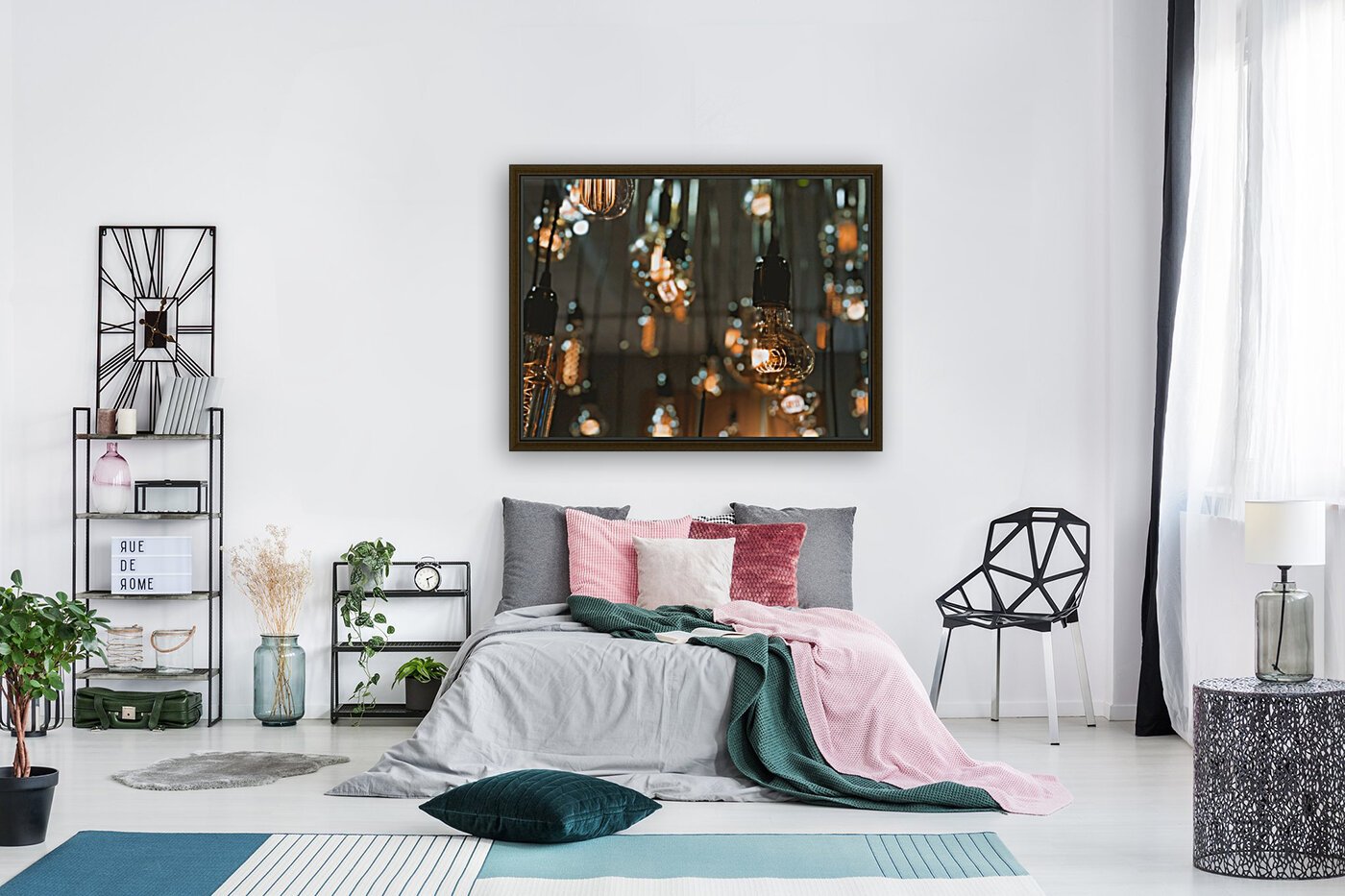 Hanging Edison Bulbs Reproduction