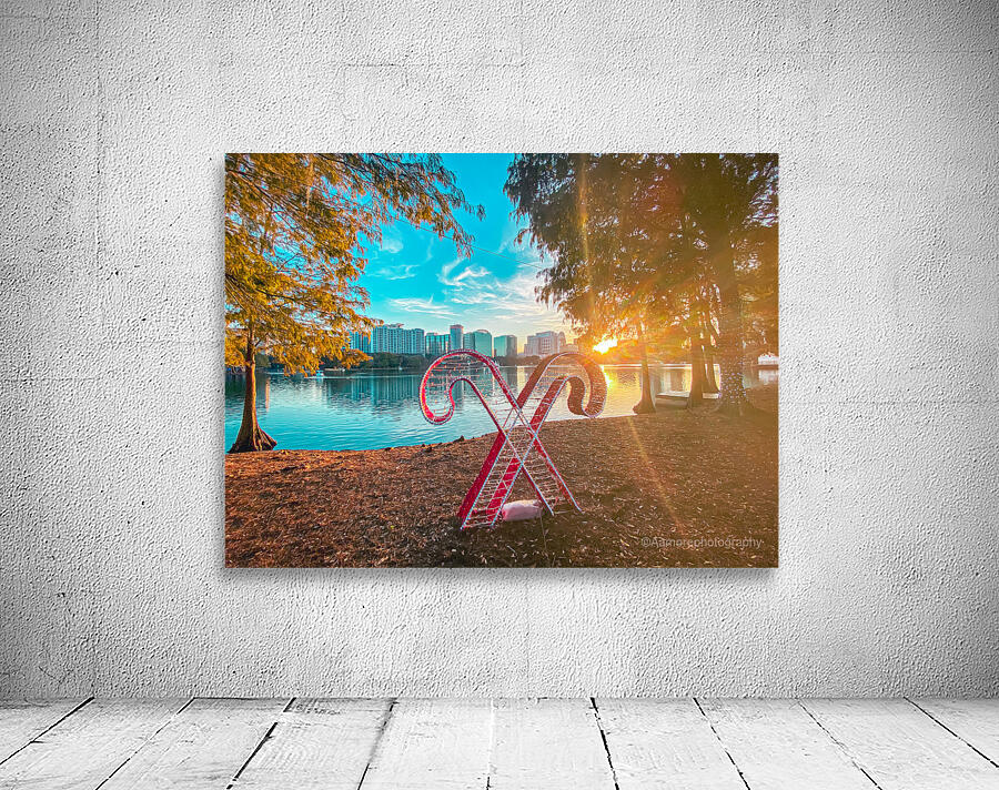 Candy Cane Sunset Wall Preview