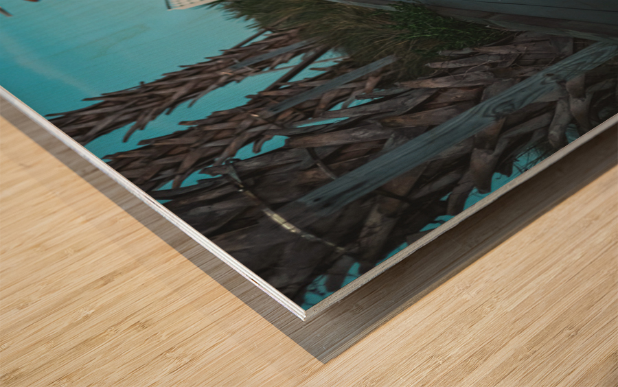 Narrow Bridges Wood print