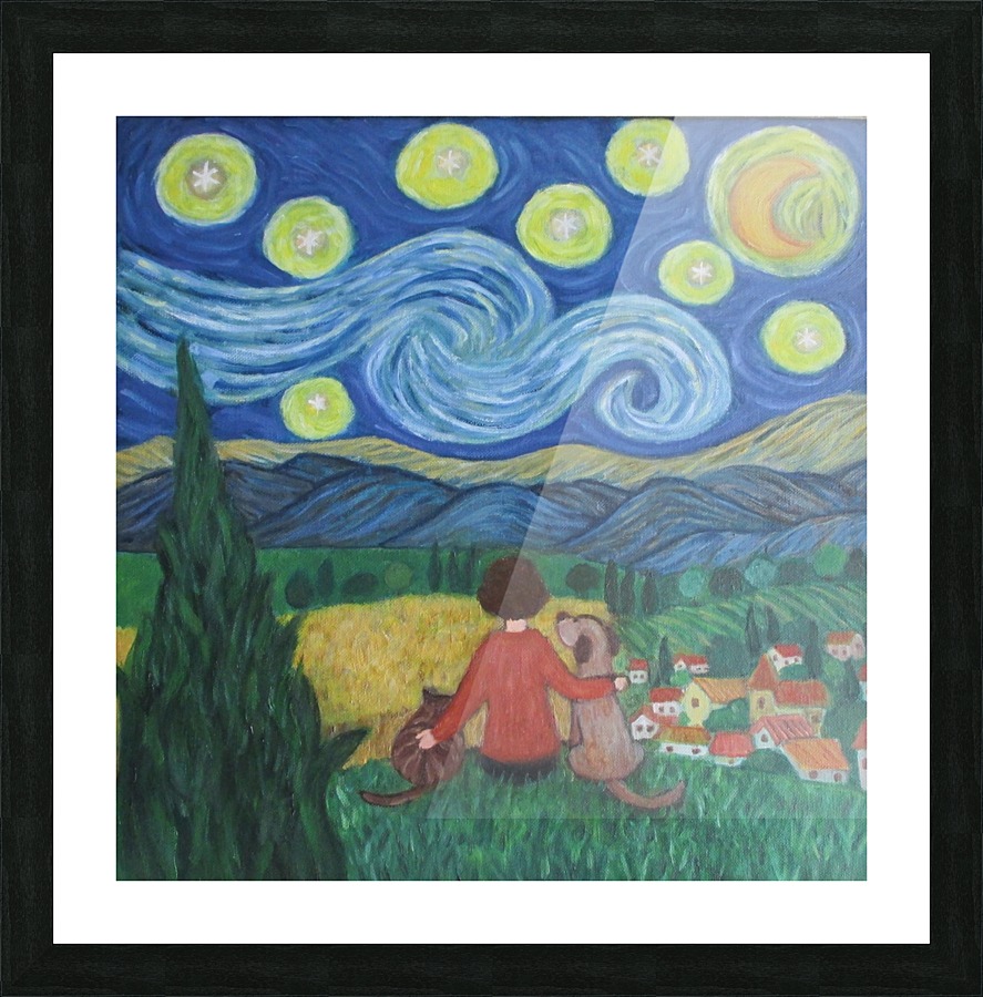starry night Picture Frame print