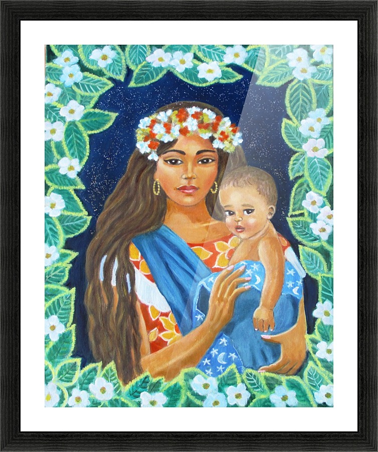 exotic madonna Picture Frame print
