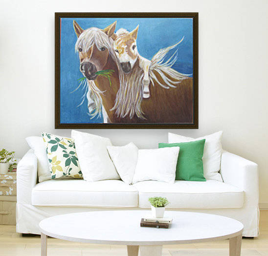 horse and rider by Gloria Gill 