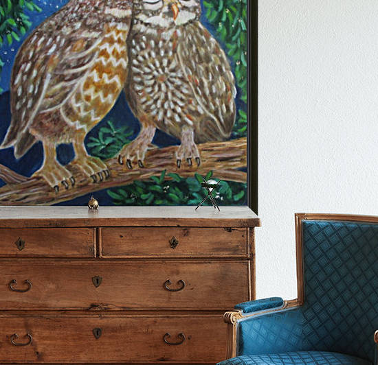 owls in love by Gloria Gill 