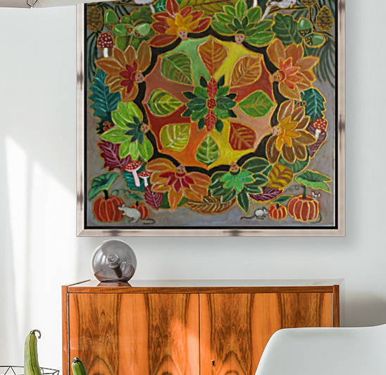 autumn mandala by Gloria Gill 