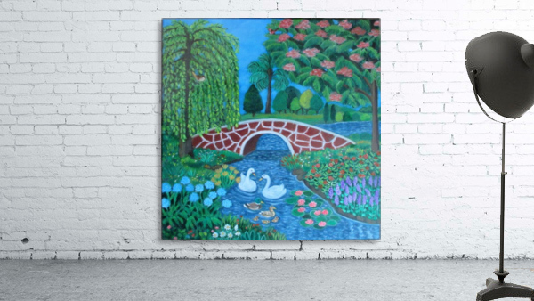 bridge and lake Wall Preview