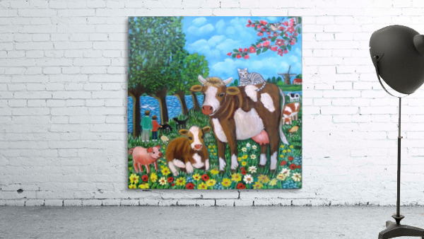cows in holland Wall Preview