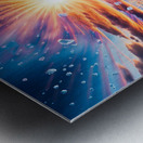 Flower Sunset  Metal print