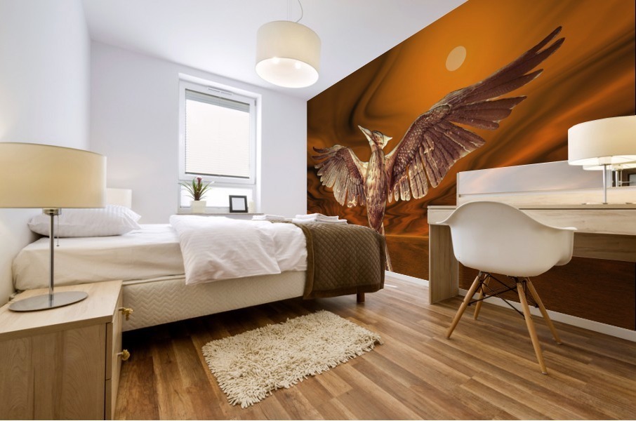 Golden Firebird Mural print