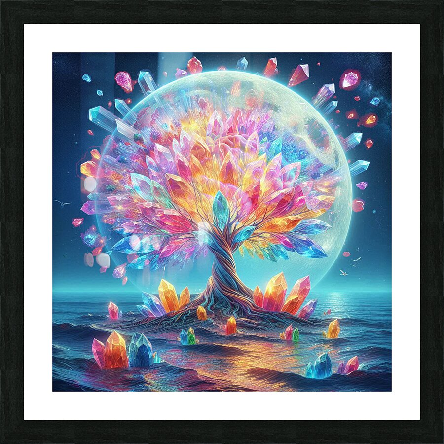 Moon Tree Picture Frame print