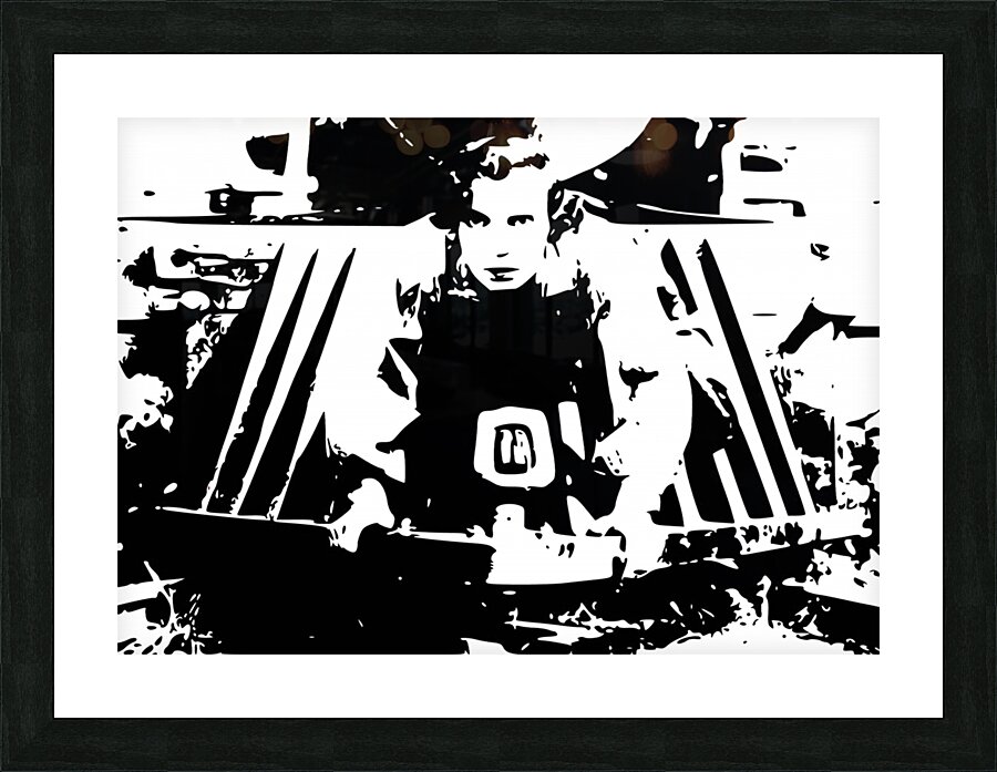 Buster Keaton Picture Frame print