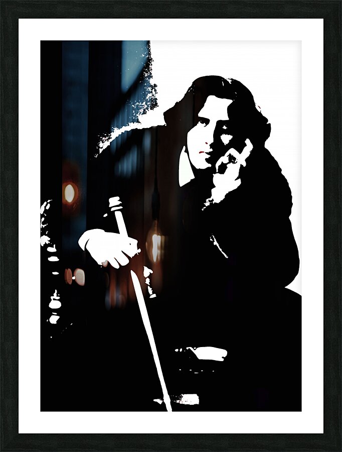 Oscar Wilde Picture Frame print