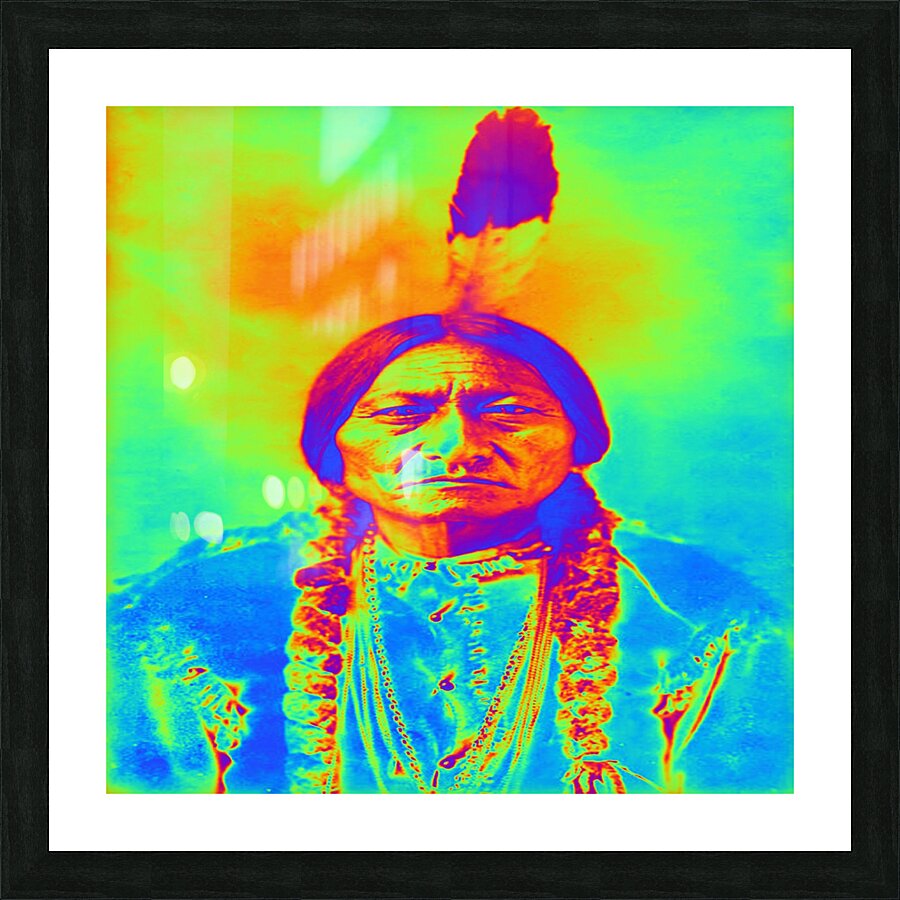 Sitting Bull Picture Frame print