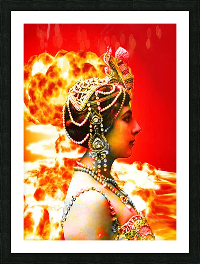 Mata Hari Picture Frame print