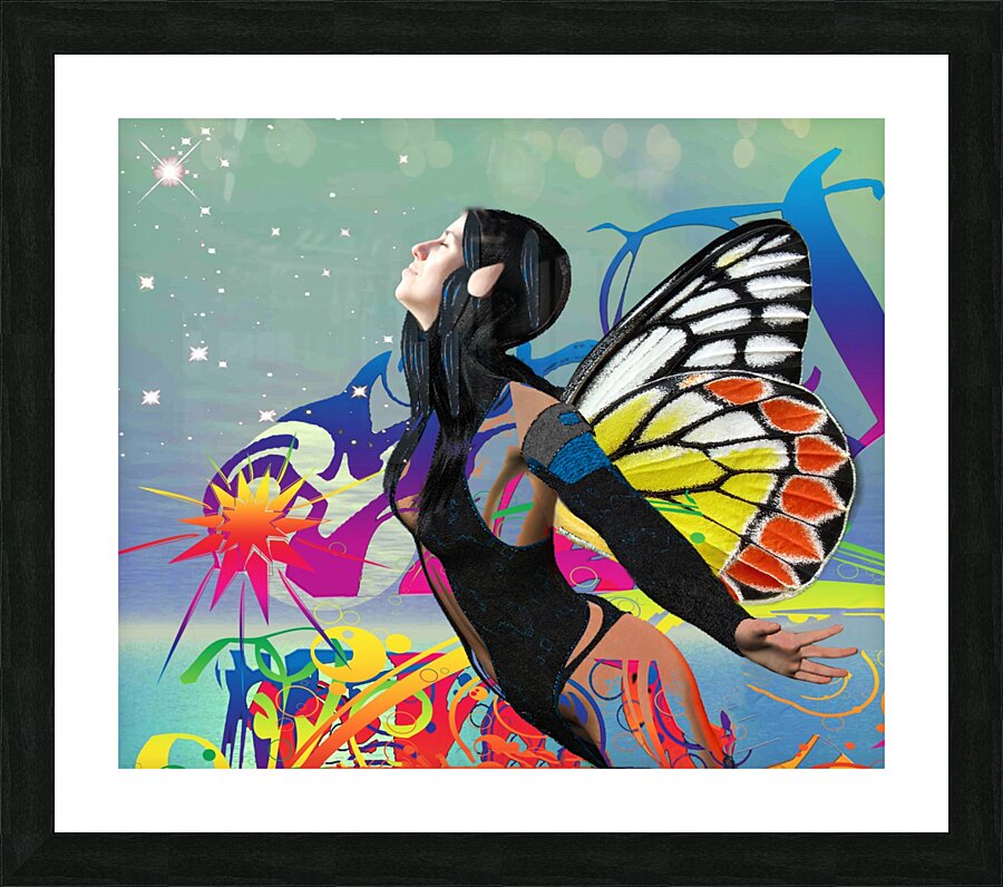 Magical Star Picture Frame print