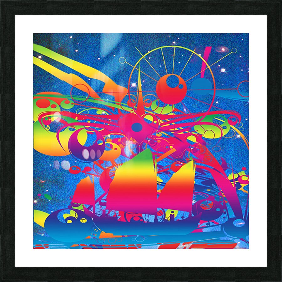 Star Ship Picture Frame print