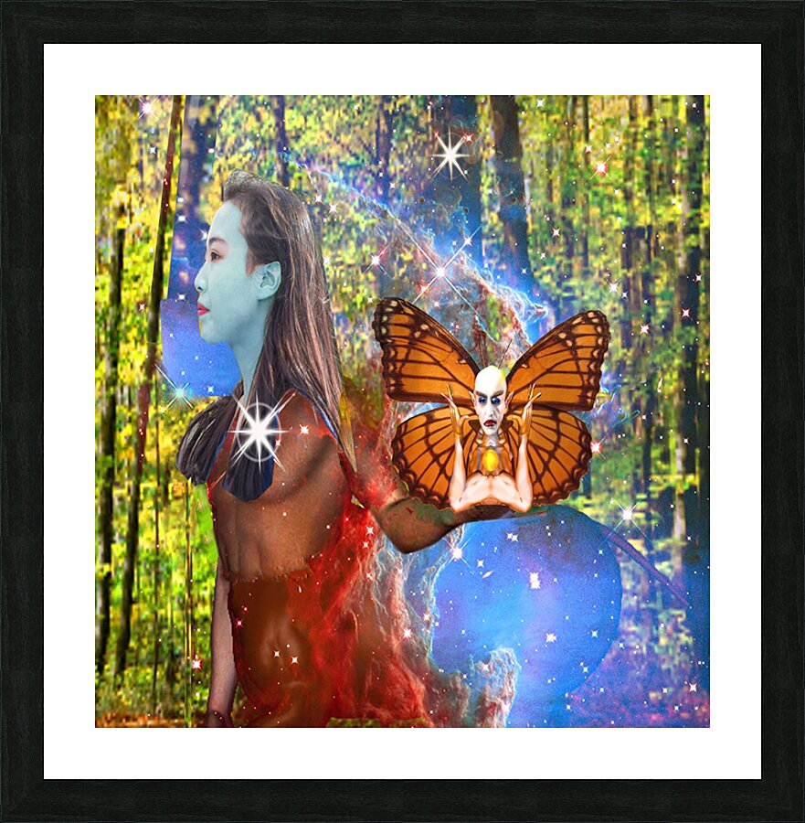 Magic Garden Picture Frame print
