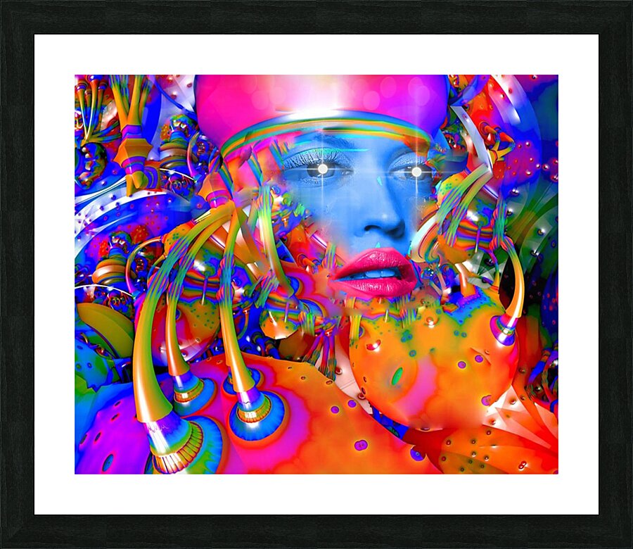 Organic Machine Picture Frame print