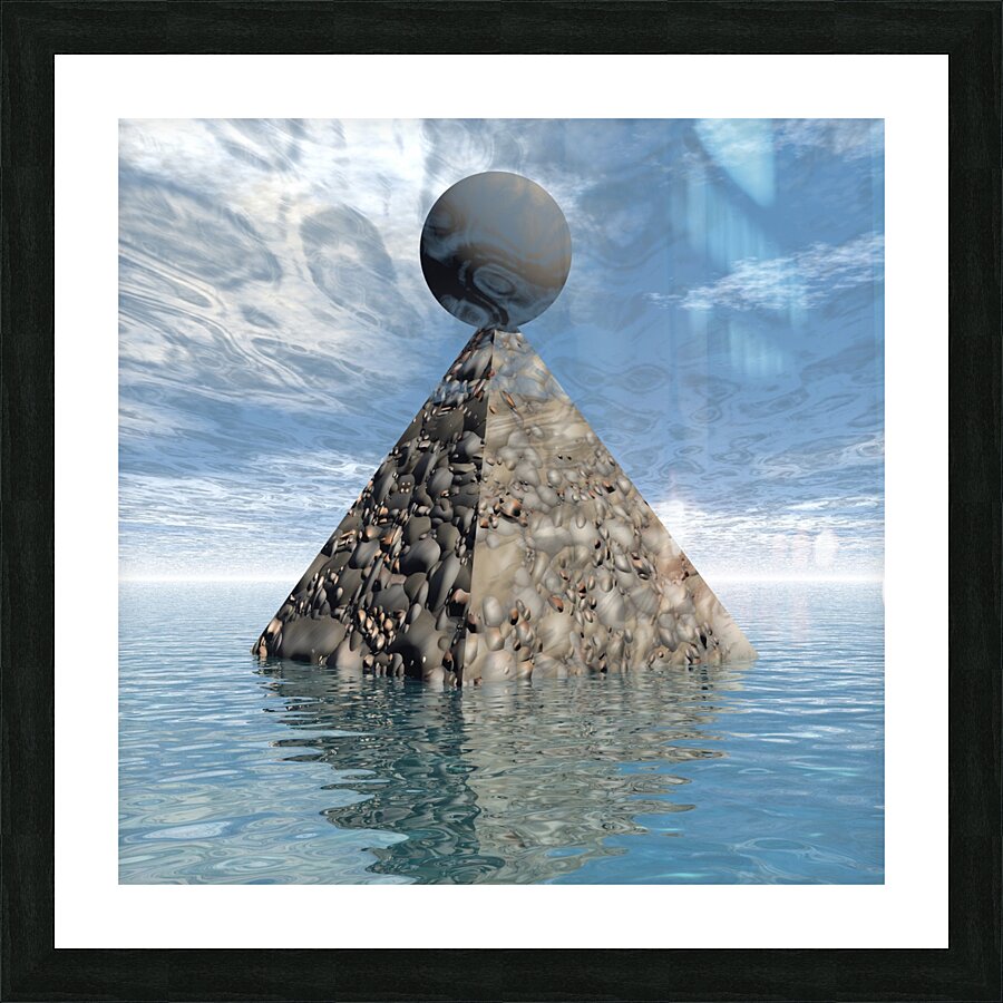 Alien City Picture Frame print