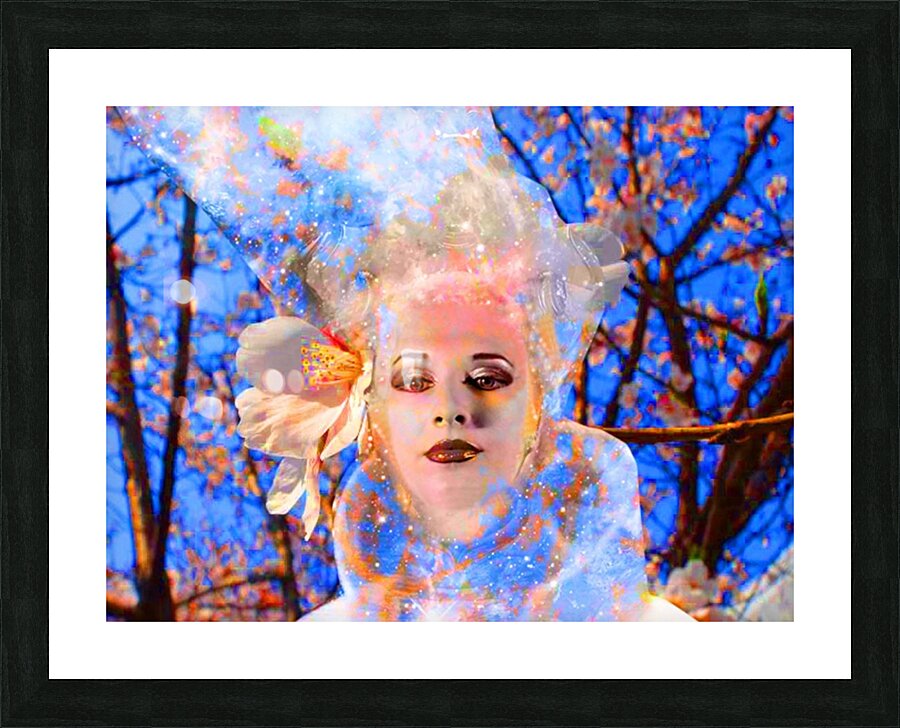 Magic Flower Picture Frame print