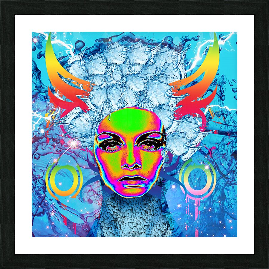 Amphitrite Picture Frame print