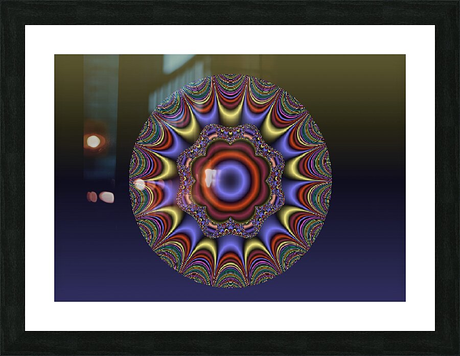 Fractal Pattern 1 Picture Frame print